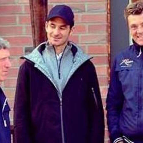 Three Olympic Medalists in show jumping together in Riesenbeck