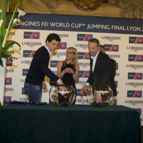 The start order for the first round of the Longines FEI World Cup™ Jumping Final 2014