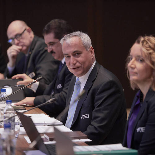 FEI President opens in-person Board meeting at FEI General Assembly 2019