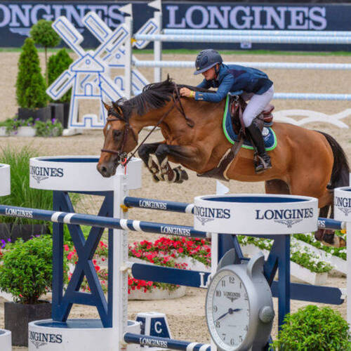 Sanne Thijssen won the Longines Grand Prix of Rotterdam