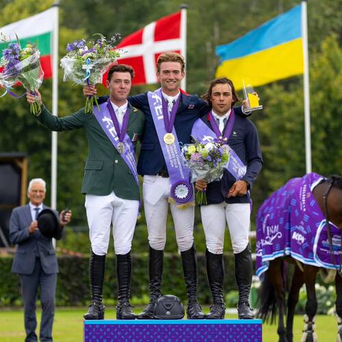 Oliver Fletcher, member of the YRA 2024, is the new European Young Rider Champion