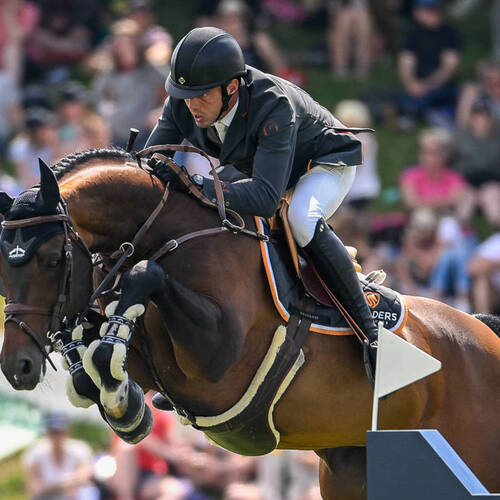 HARRIE SMOLDERS and Uricas V.D. Kattevennen WON IN ST.GALLEN