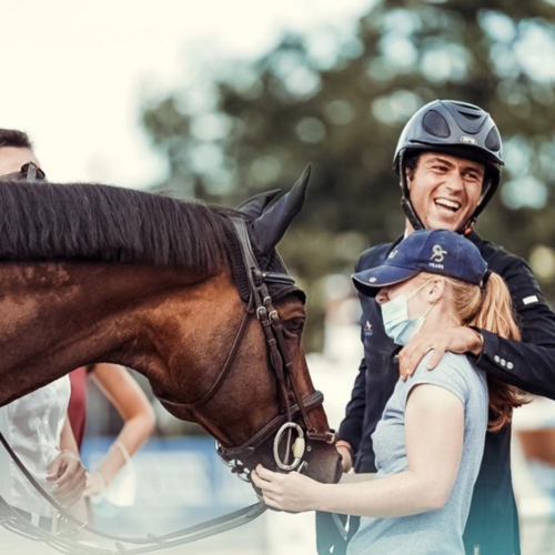 French rider Edward Levy won the Grand Prix in Deauville