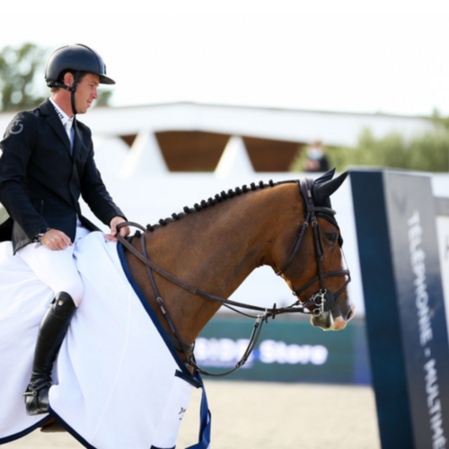 Scott Brash and Hello Jefferson win the CSI4* Grand Prix at Hubside Jumping