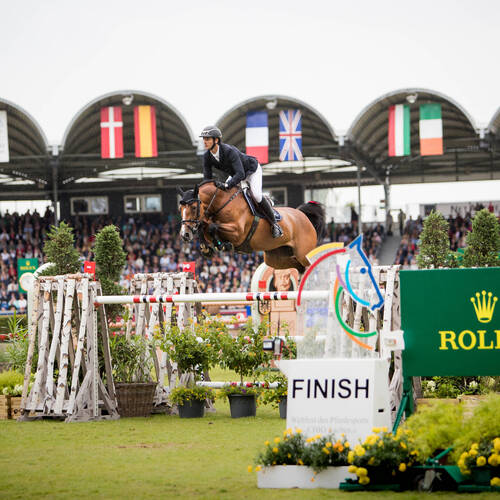 CHIO AACHEN HOSTS THE SECOND MAJOR OF THE YEAR.  RIDERS COMPETE TO BE CROWNED CHAMPION OF THE ROLEX GRAND PRIX