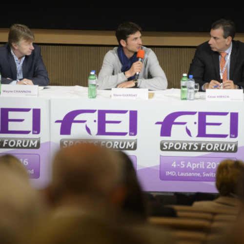 OLYMPIC CHAMPION STEVE GUERDAT FEATURES ON FIRST DAY OF FEI SPORTS FORUM