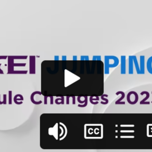 FEI JUMPING Rule Changes 2023