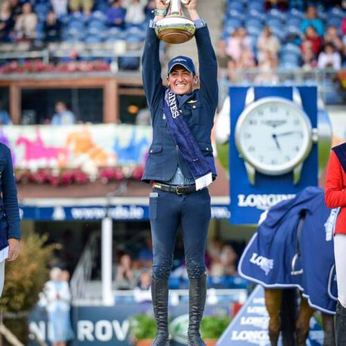 Lorenzo De Luca the king of CSI5* in Dublin, talked about his super horse