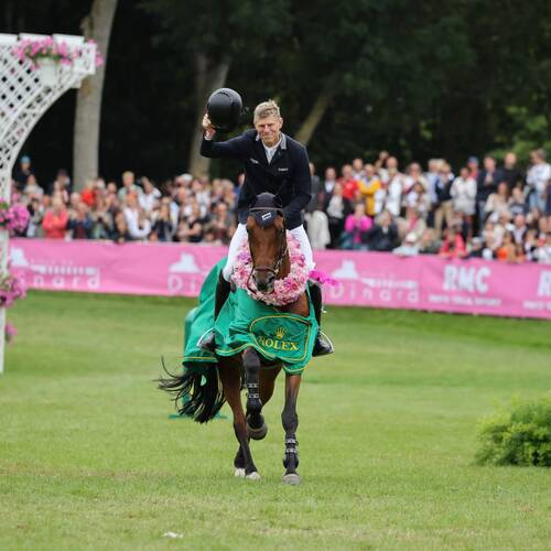 Max Kühner and Electrik Blue P won the CSI5* 1.60m €500,00 Rolex Grand PrixVille de Dinard
