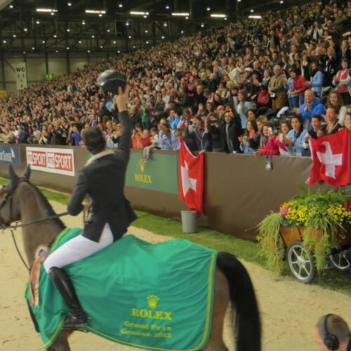 Brilliant victory for Steve Guerdat in the Rolex Grand Slam of Show Jumping