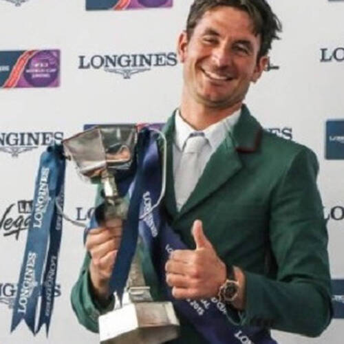 The IJRC Director Mrs Eleonora Ottaviani commented Steve Guerdat's victory