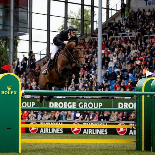 Special trophy for the athlete with the best style in the  Rolex Grand Prix: Richard Vogel