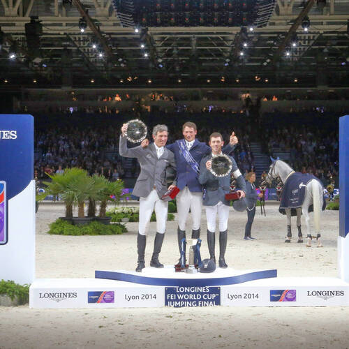 DANIEL DEUSSER AND CORNET D’AMOUR TRIUMPH AT THE LONGINES FEI WORLD CUP™JUMPING FINAL 2013/2014 AT LYON