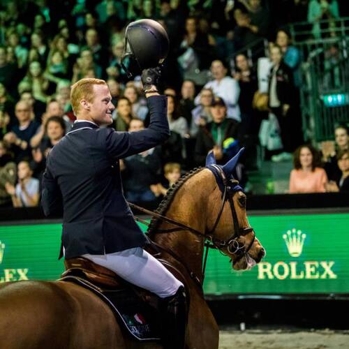 NIELS BRUYNSEELS RIDING GANCIA DE MUZE WINS THE ROLEX GRAND PRIX AT THE DUTCH MASTERS, THE FIRST EQUESTRIAN MAJOR OF THE YEAR