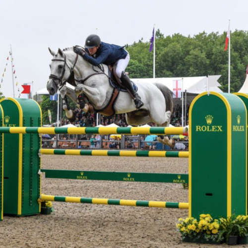 Gregory Wathelet won the Rolex CSI 5* grand prix in Windsor