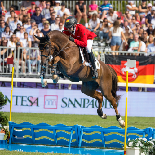 Team Germany overtakes Sweden; Fredricson maintains individual lead