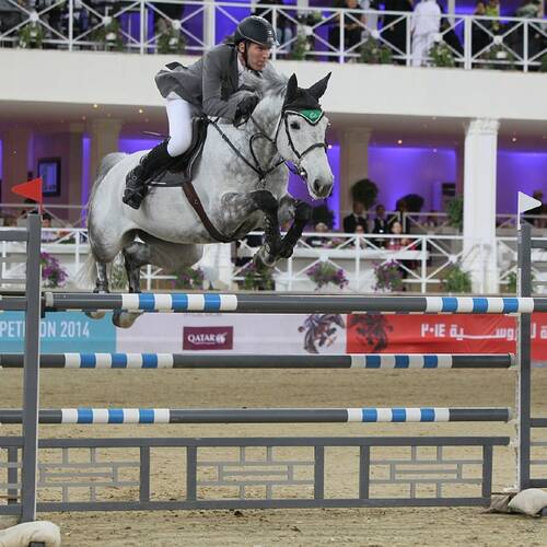 Ludger Beerbaum on Chiara win the GRAND PRIX OF AL SHAQAB