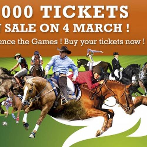Alltech FEI World Equestrian Games™ 2014 in Normandy: 200,000 tickets are going on sale from 4 March 2014!
