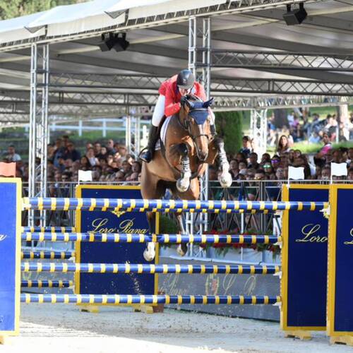 MCLAIN WARD brilliant winner of the Loro Piana Grand Prix in Rome