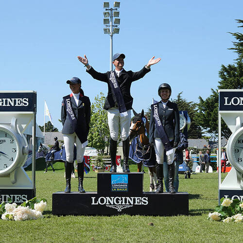 Grand Prix Longines of the city of La Baule Jérôme Guéry proudly flies Belgium’s colours