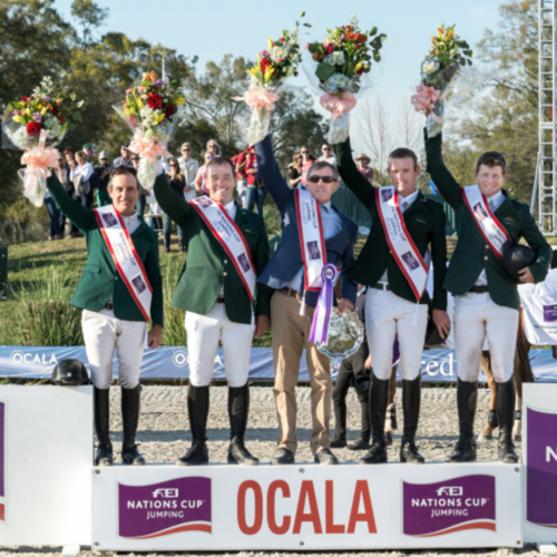 BRILLIANT IRISH WIN FEI NATIONS CUP™ IN OCALA; USA CLAIMS MAXIMUM POINTS