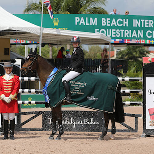 Tiffany Foster and Brighton Are Best in  $35,000 Ruby et Violette WEF Challenge Cup Round 8