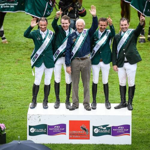 St Gallen: the Irish team won the Furusiyya FEI Nations cup presented by Longines