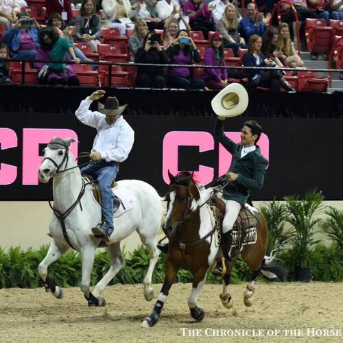 Duel in the Desert: International Show Jumpers and National Reined Cow Horse Riders Switch Saddles at 2015 FEI World Cup™ Finals in Las Vegas