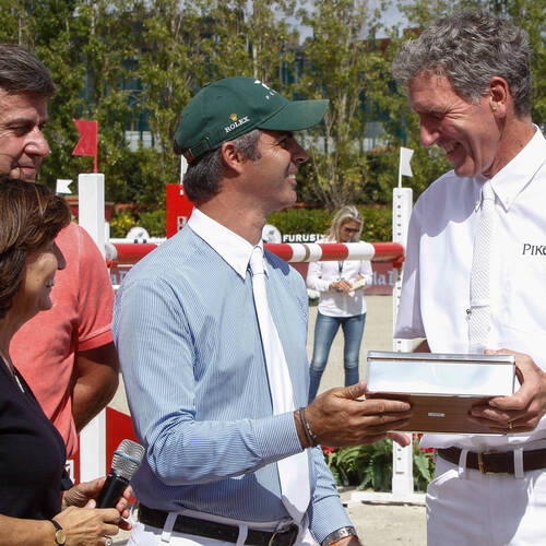 A special celebration for Ludger Beerbaum in Barcelona today
