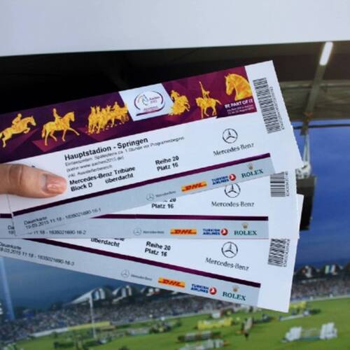 FEI European Championships Aachen 2015: Official ticket exchange