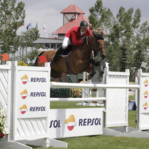Francois Mathy and Polinska des Isles take Repsol Cup at Spruce Meadows ‘Continental’ tournament