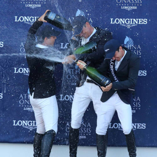 Marco Kutscher and Cornet's Cristallo won the Longines Grand Prix in St. Tropez
