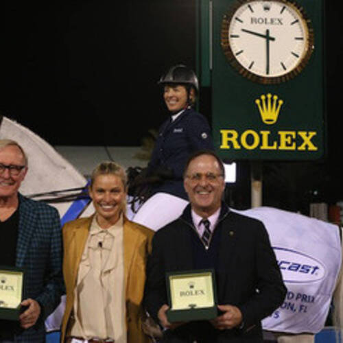 Meredith Michaels-Beerbaum and Fibonacci 17 win Suncast® CSI 5* Grand Prix at the 2015 WEF