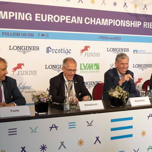 Ludger Beerbaum: “I wish to thank everyone, the horses, the riders and all those who have contributed with their expertise as well as all the staff.” 