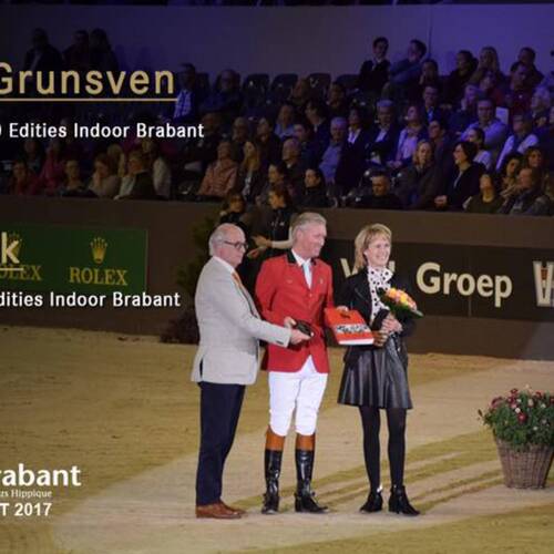 Jos Lansink has been voted the best rider at the 50th Anniversary of Indoor Brabant CSI5*
