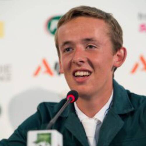 The teenage Bertram Allen now number five rider in the world
