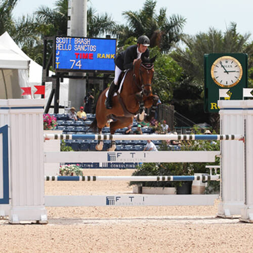 Scott Brash and Hello Sanctos Steal the Show in  $500,000 FTI Consulting Finale Grand Prix CSI 5*