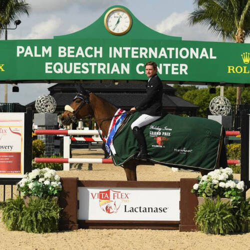 Darragh Kenny Continues Hot Streak Riding Scarlett Du Sart Z in $25,000 New Year’s Grand Prix