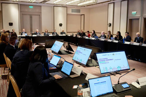 FEI Hybrid General Assembly 2023, Mexico City (MEX).  FEI Board Meeting I.  Taken on 18 November 2023 by Liz Gregg.  Copyright of FEI / Liz Gregg.