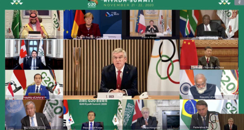 WORLD LEADERS AT G20 SUMMIT EXPRESS SUPPORT FOR TOKYO 2020 AND BEIJING 2022