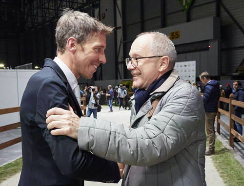 A special moment just after winning the Rolex IJRC Top 10 final 2022 in Geneva (Credit  © IJRC/F.Petroni)