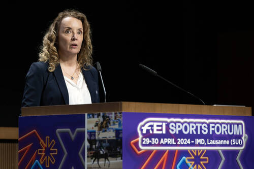 Sabrina Ibáñez FEI Secretary General  © FEI/Richard Juilliart   
