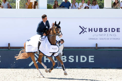 STEVE GUERDAT AND VICTORIO DES FROTARDS WIN THE GRAND PRIX AT CSI 5* HUBSIDE JUMPING GRIMAUD at the beginning of July image by IJRC/F.Petroni
