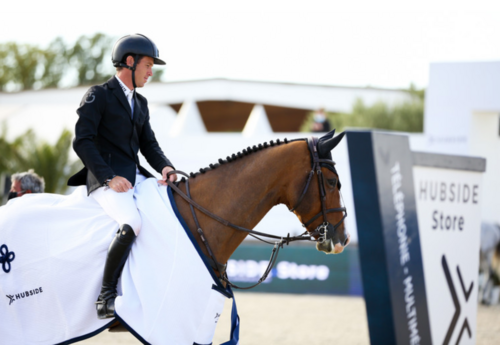 Scott Brash and Hello Jefferson win the CSI4* Grand Prix at Hubside Jumping