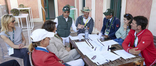 IJRC Meeting: Eleonora Ottaviani, Rodrigo Pessoa, Kevin Staut, Emilio Bicocchi, Beatrice Ottaviani, Kevin staut, Laura Kraut