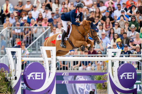 LONGINES FEI Jumping European Championship A Coruña 2025™Scott Brash (GBR) riding Hello Folie during the Longines FEI Jumping European Championship - Third Competition - Individual Final - Round A at the Longines FEI Jumping European Championship A Coruña 2025Photo Credit: FEI/Benjamin Clark