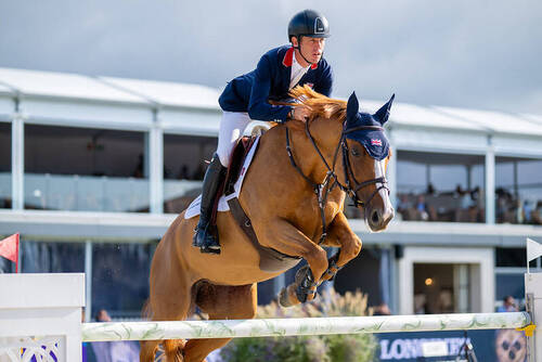 Scott Brash (GBR) riding Hello Folie. Photo Credit: FEI/Benjamin Clark