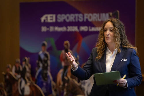 Aine Power, FEI Executive Director, Sport & Games. © FEI/Germain Arias-Schreiber