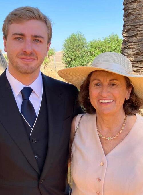 IJRC Director Eleonora Ottaviani with the groom's son Louis Martínez de Irujo