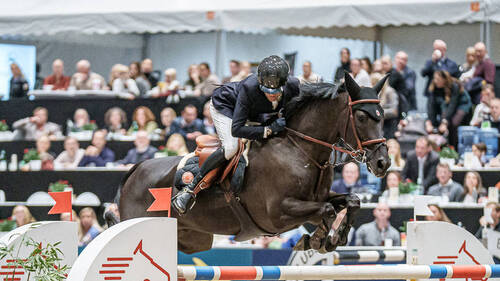Simon Delestre (FRA)  riding Dexter Fontenis Z 